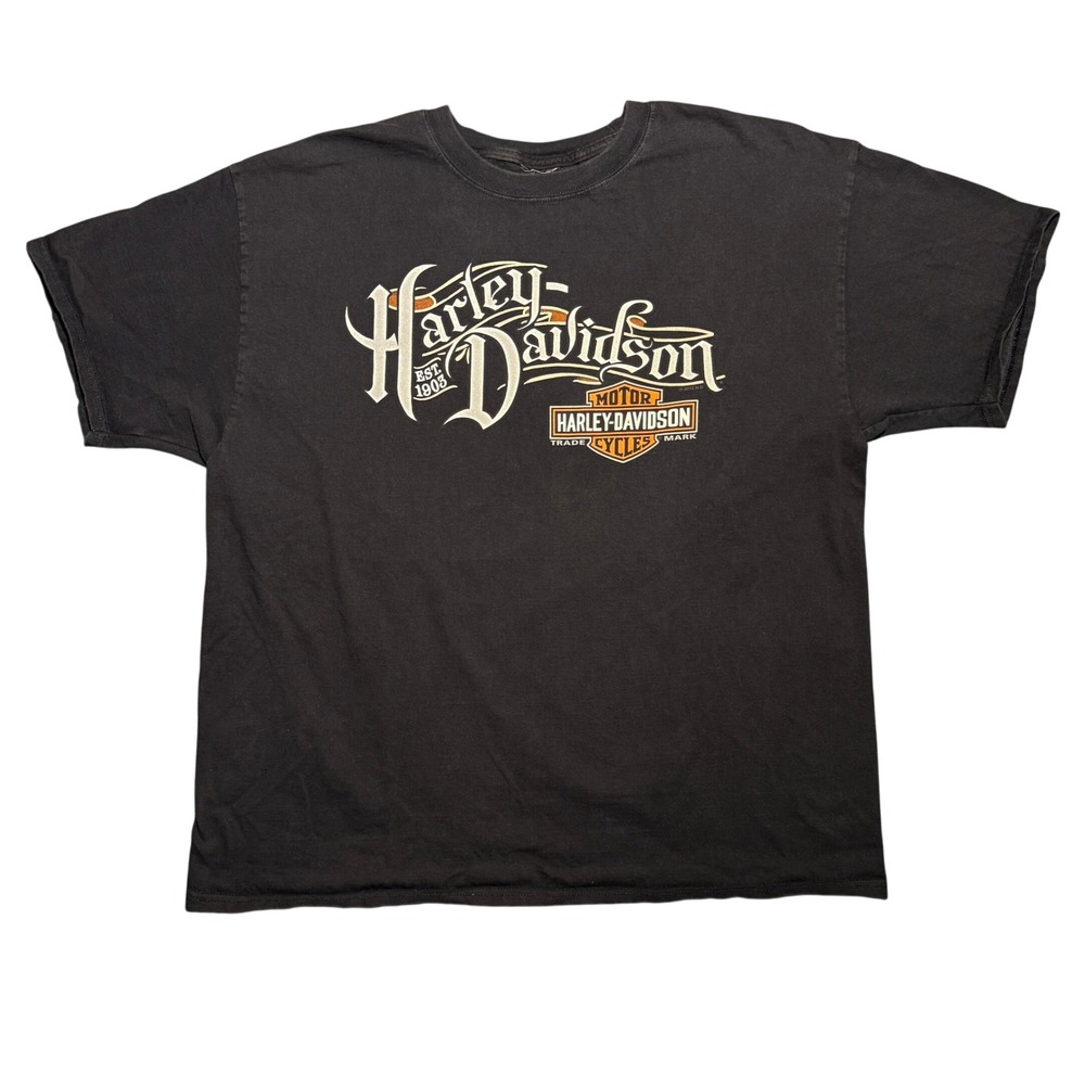 Harley-Davidson Loess Hills Iowa Skull T-Shirt Black